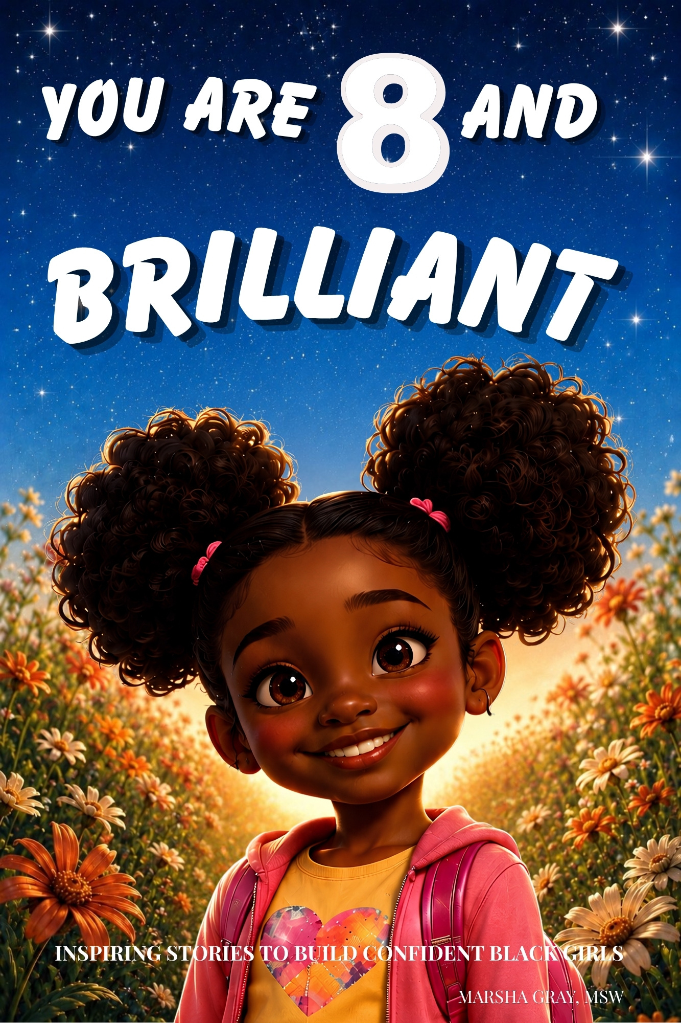 You Are 8 and Brilliant: Inspiring Stories to Build Confident Black Girls Ages 8 to 12 by Marsha Gray MSW